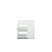 Economica e spaziosa scarpiera L.98 finitura Bianco opaco 