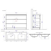 scheda tecnica bagno doppio lavabo