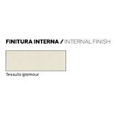 Armadio moderno finitura Bianco nobilitato, 6 ante battenti 