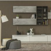 Parete attrezzata moderna  disponibile in diverse finiture, Made in Italy