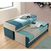 Letto multifunzionale Space Moretti Compact, 2 posti letto con cassetti