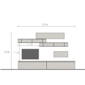 misure specifiche parete moderna 