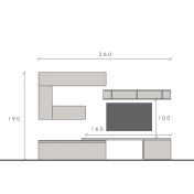 misure specifiche parete moderna 