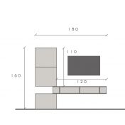 misure specifiche parete moderna 