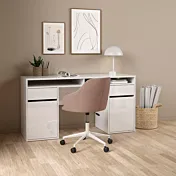 scrivania moderna bianco lucido