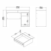 scrivania design piccolo e ordinato
