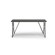 Scrivania moderna di design, finitura Grigio laccato in offerta