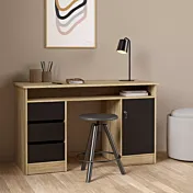 scrivania in promozione quercia e nero 