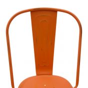 schienale sedia arancio