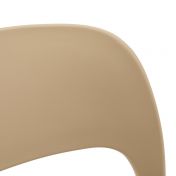 Schienale Sedia in polipropilene colore Beige