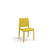 sedia giallo mostarda