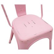 seduta sedia rosa