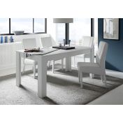 Elegante Tavolo moderno allungabile bianco