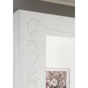 Offerta Armadio moderno bianco avatar con serigrafia floreale e 2 ante scorrevoli