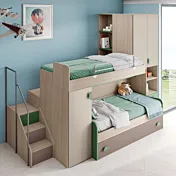 letto castello beige