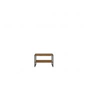 Tavolino con doppio piano d'appoggio, misure 65 x 65 cm 