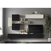 parete cashmere e nero
