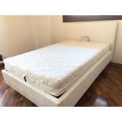 Letto Ecopelle Bianco Singolo serie Shock