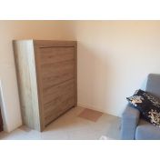 Credenza alta Rovere Cadiz con maniglia a gola