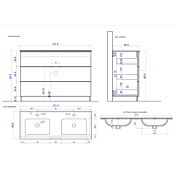 bagno larghezza 122 cm scheda tecnica