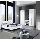 Camera da letto Completa Bianco Frassinato MICHELANGELO