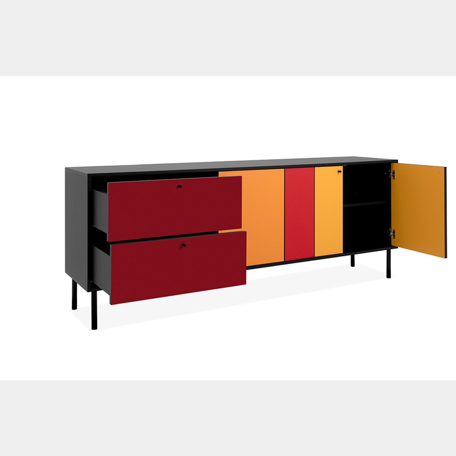 Madie Moderne Credenze E Madie Vintage Classic Sideboard With