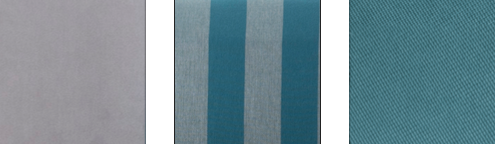 Letto matrimoniale contenitore Daneb in tessuto bicolore