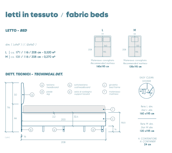 letto tortora matrimoniale