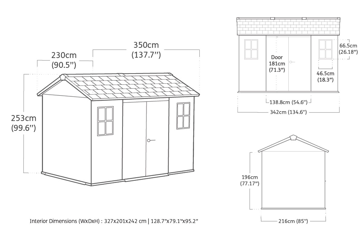 Casetta da esterno Gigliola, design moderno, 1175