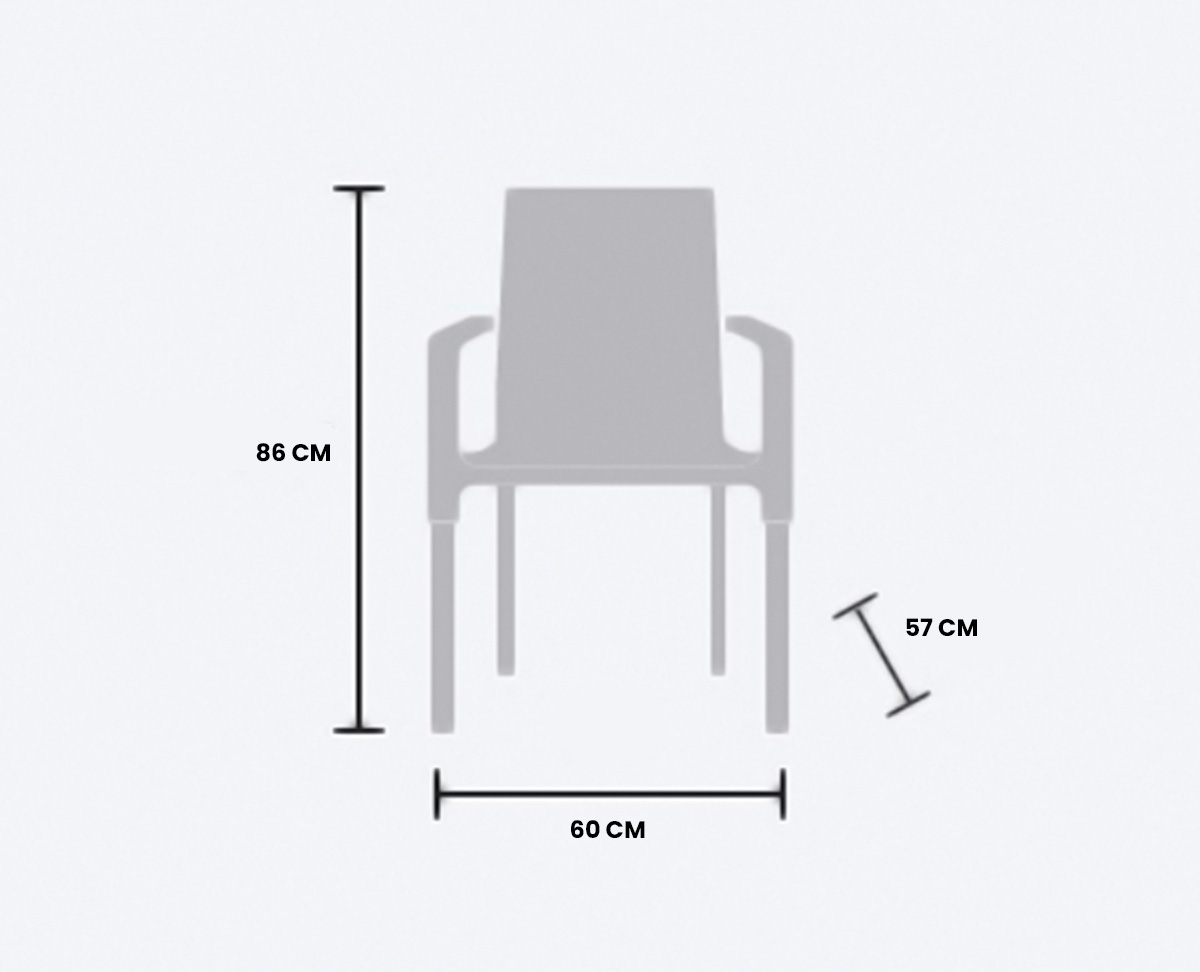 sedie moderne per mare o giardino finitura capuccino