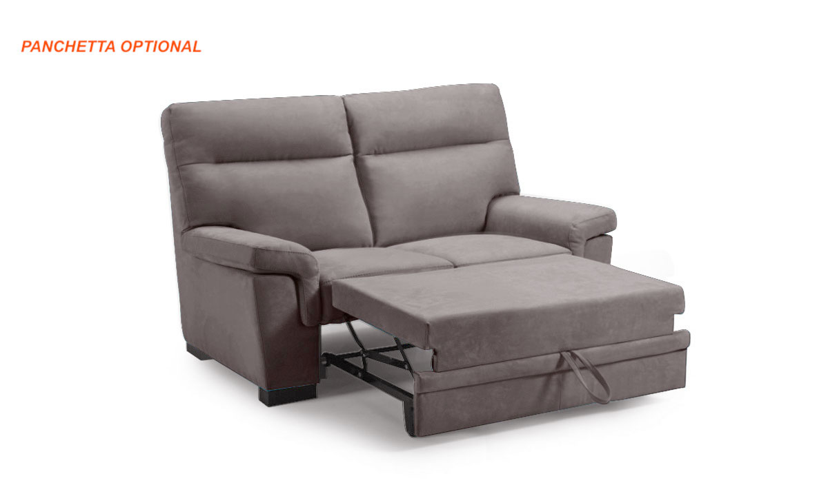 Divano Kim 2 posti, finitura Ash