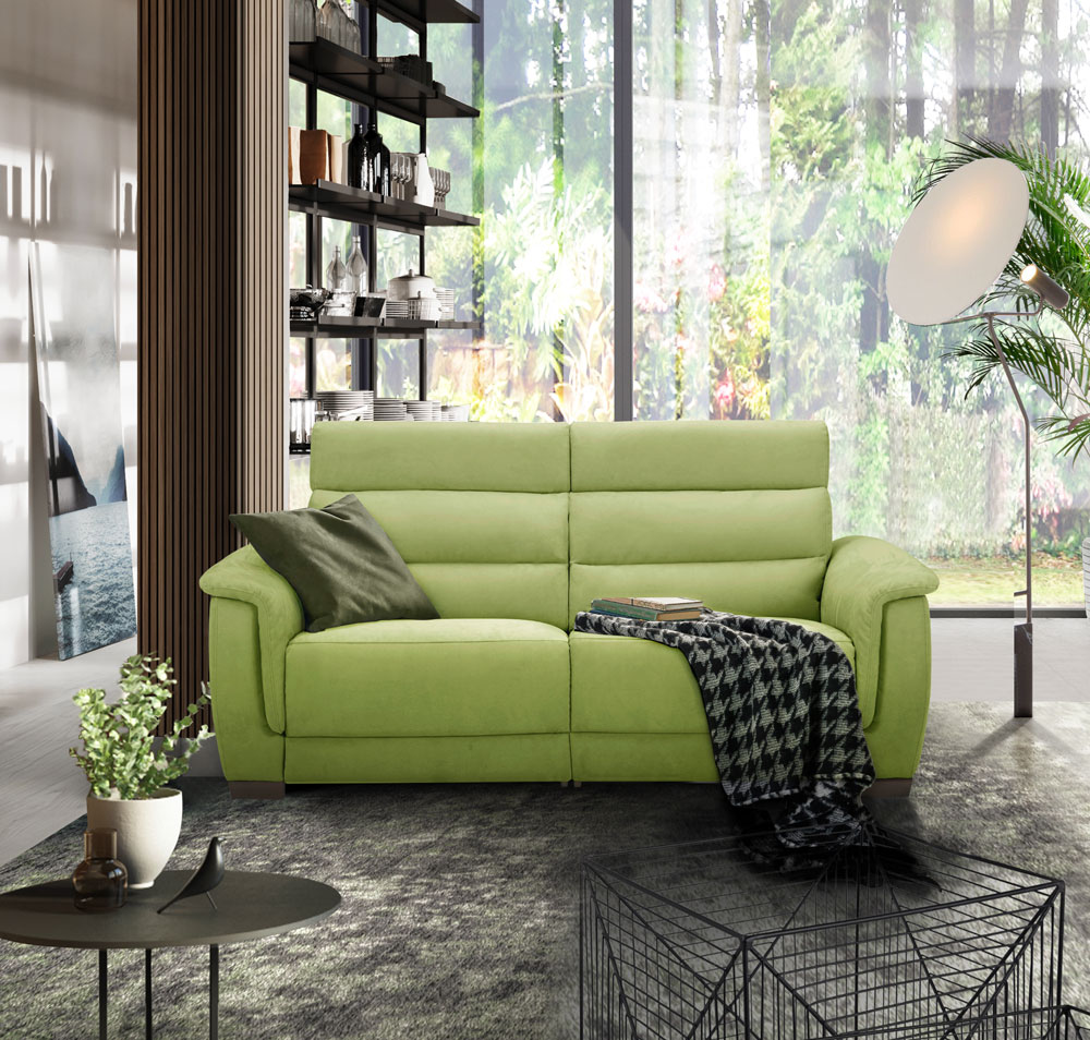 Divano verde prato Vale a 2 posti