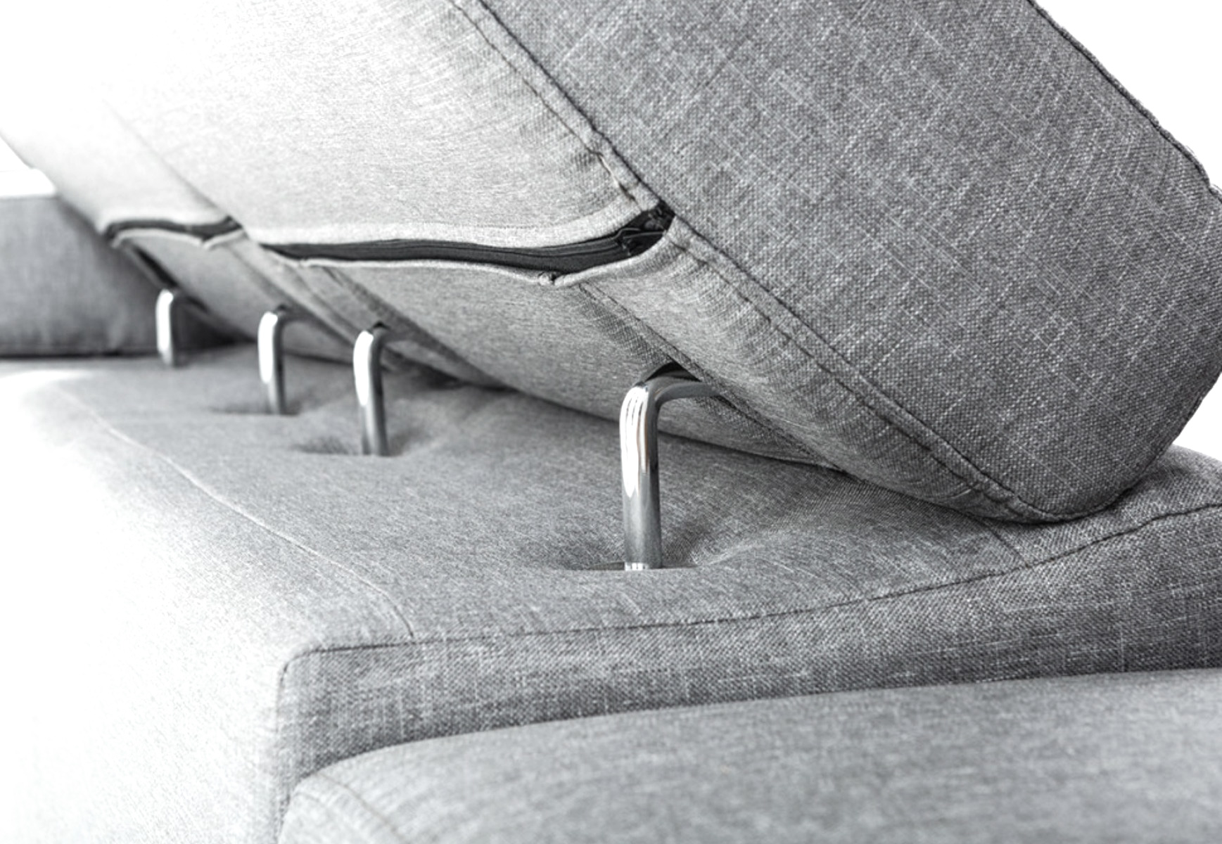 Divano moderno trasformabile Pilatus, divano letto, made in Italy