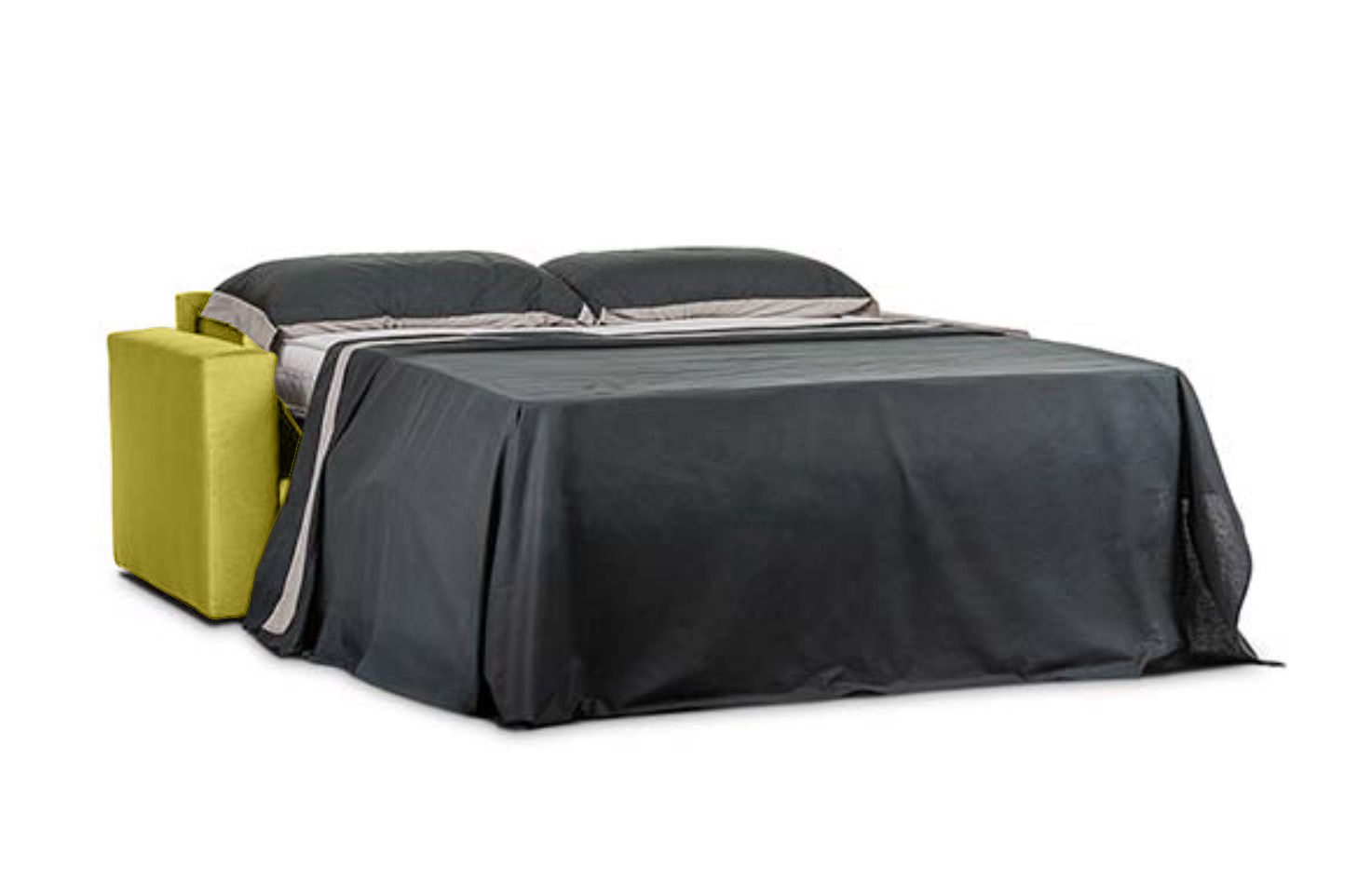 Divano letto Sillara, 3 posti, made in Italy