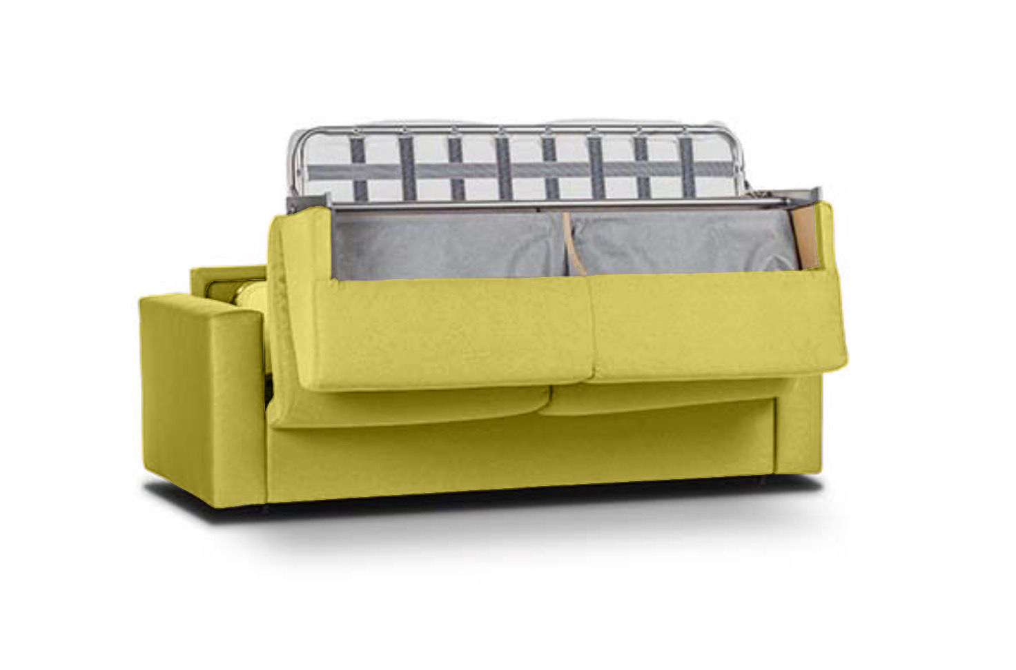 Divano letto Sillara, 3 posti, made in Italy