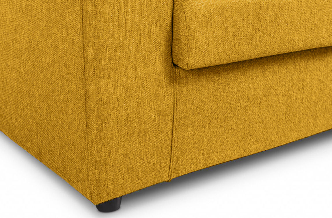 Divano moderno, finitura Corallo a 2 posti, sfoderabile