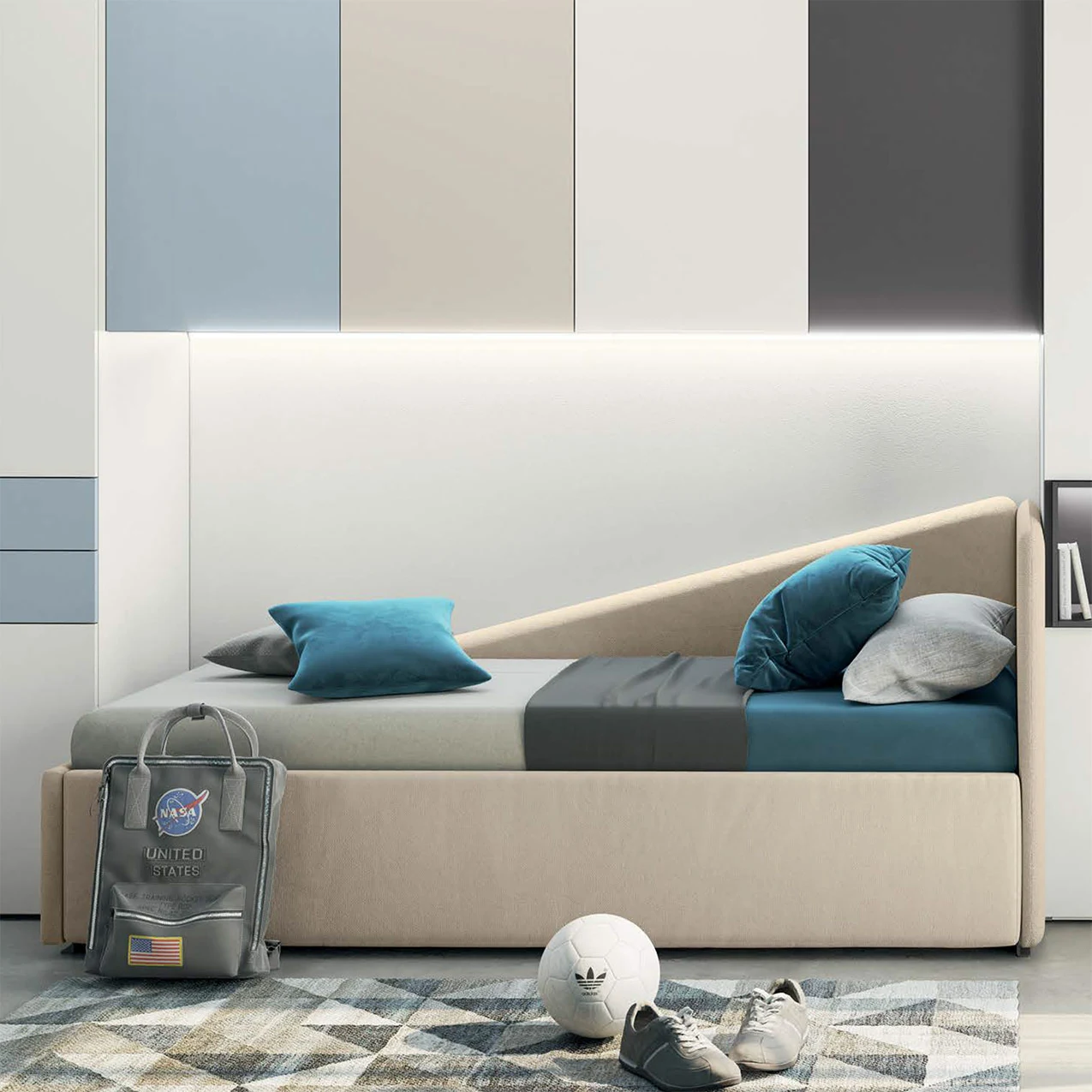 divani sagomati camerette