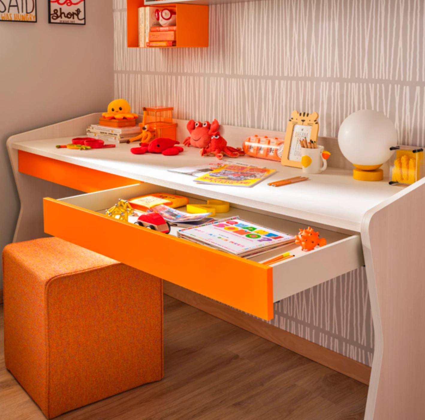 Letto Space desk Moretti compact, 120x190, Betulla