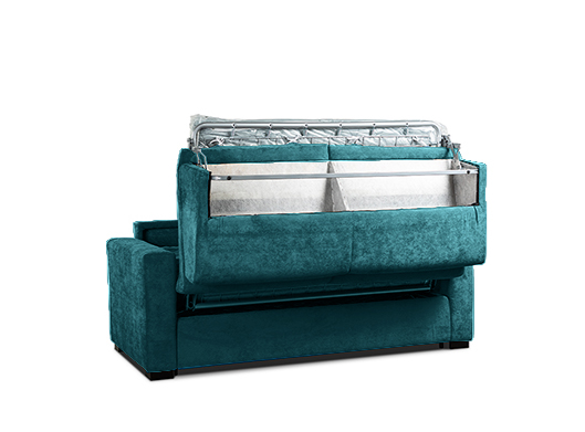 Divano letto 2 posti in tessuto Verde acqua