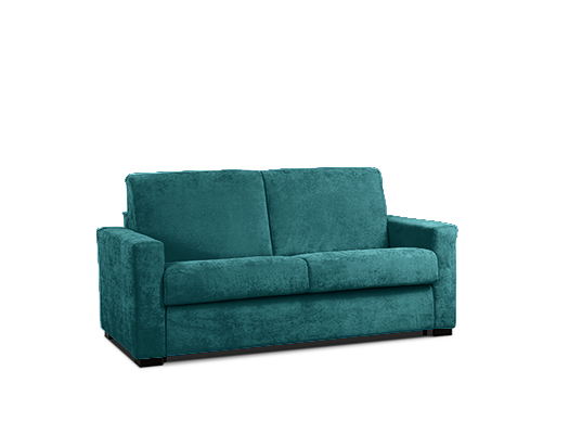 Divano letto 2 posti in tessuto Verde acqua