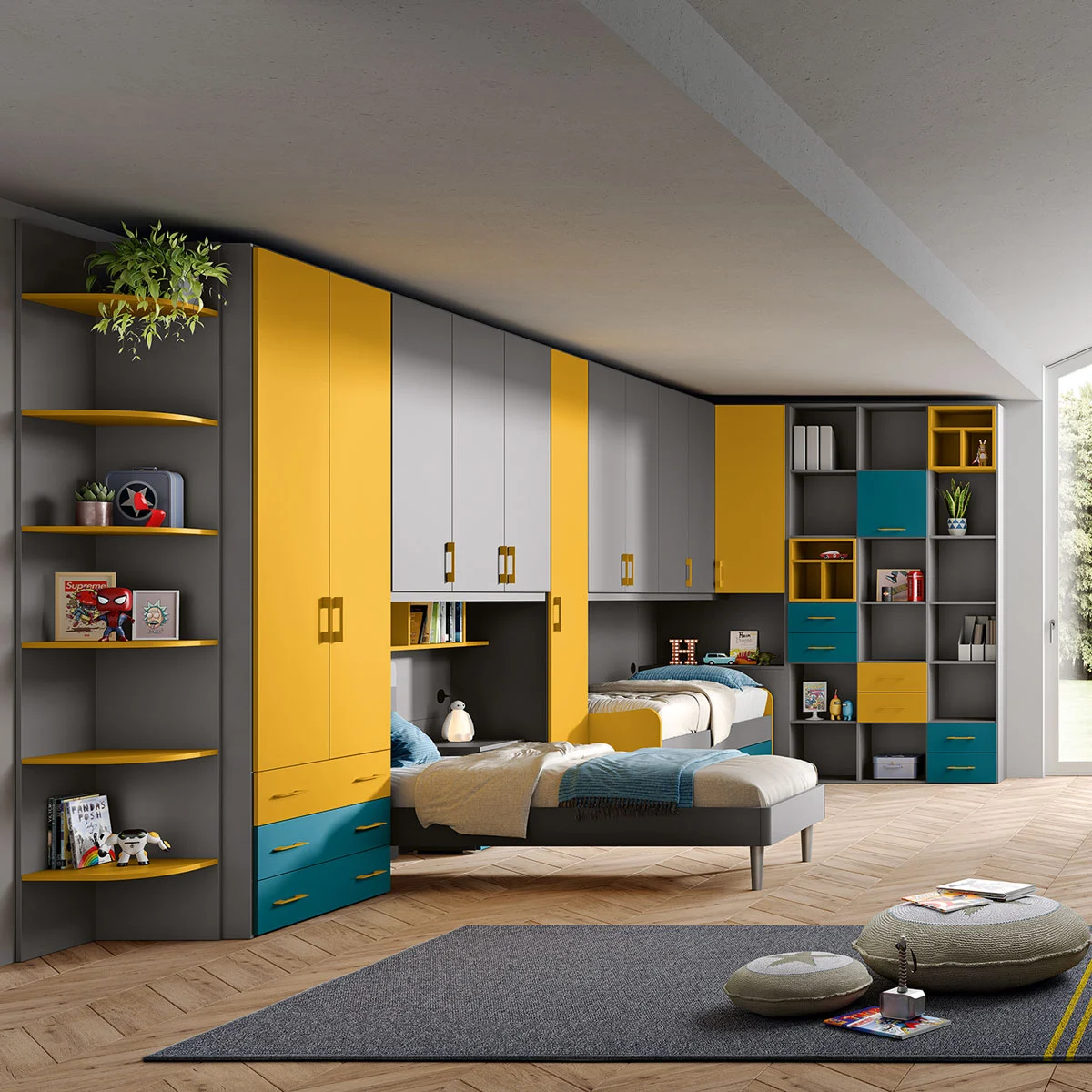 cameretta ponte 3 posti