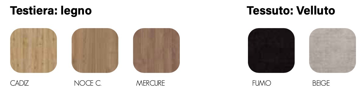 Camera matrimoniale Bronzo, Mercure e Mercure cannettato