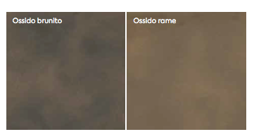 Parete attrezzata Made in Italy in finitura Legno bruciato, Bronzo e Moka