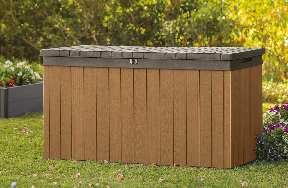 Baule porta oggetti Cerro da esterno, capacità 570L