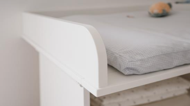 Mobiletti fasciatoio con 2 ante, finitura Bianco