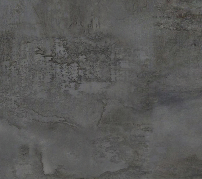 Parete attrezzata con 2 ribalte e 6 cubi, finitura bianco lucido, piombo e gesso