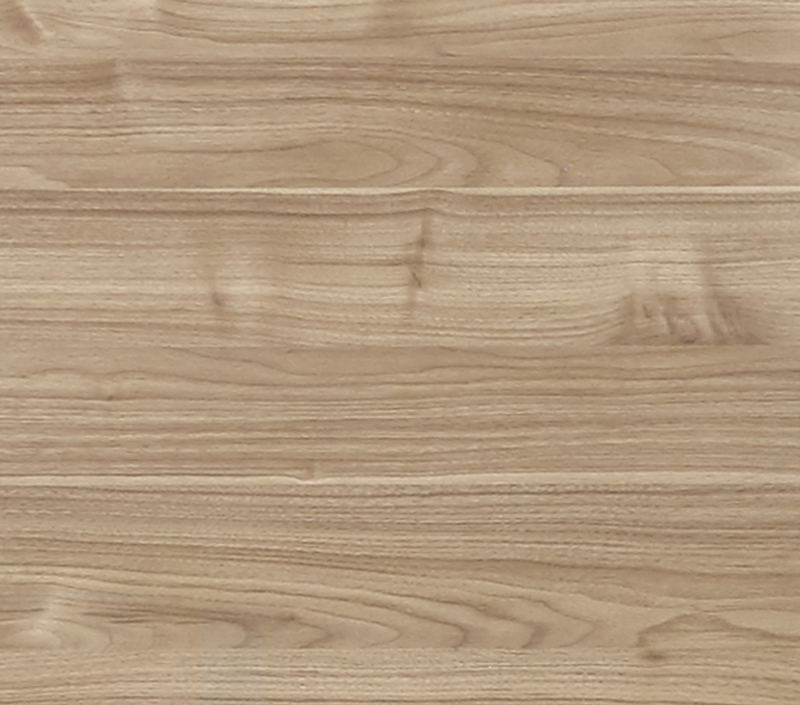 Parete attrezzata moderna di design, Noce Stelvio e Laccato Bianco Lucido - 321x169 cm