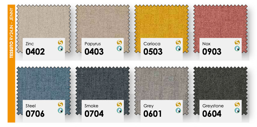 Letto matrimoniale testata Ecopelle in finitura Moka e Tenda