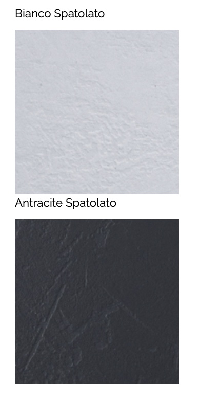 Consolle salvaspazio allungabile, finitura Antracite spatolato, Made in Italy Zenzero Shop