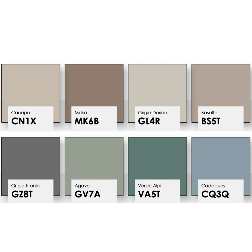 Comodino moderno 2 cassetti e vano in finitura Ciliegio bianco e Canapa